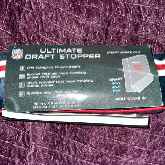 NFL Texas Texans NEW door draft stop for exterior door stop winter wind in home - Picture 8 of 8